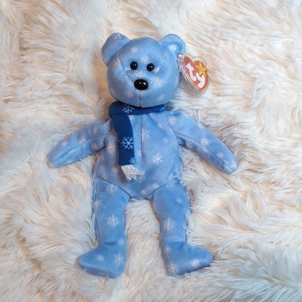 TY Beanie Babies 1999 Holiday Teddy Bear Retired VINTAGE stuffed animal toy